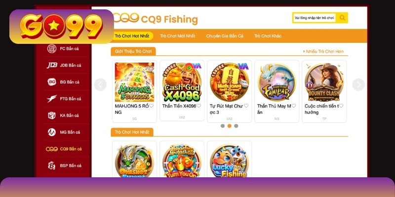 Hệ sinh thái game Fishing mãn nhãn, thưởng to