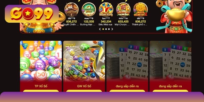 Kênh xổ số GO99 có đa dạng hình thức